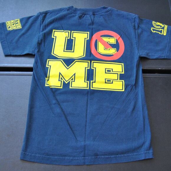 John Cena 2011 WWE 10 Years Strong Small Black Short Sleeve Shirt - Picture 4 of 9